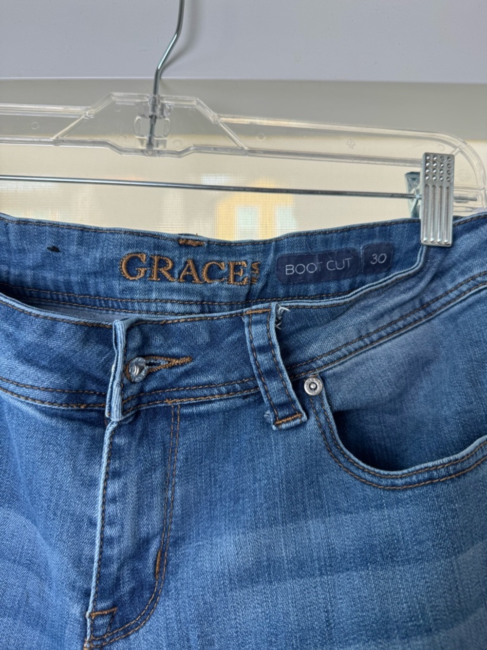 Grace Blue Bootcut Jeans